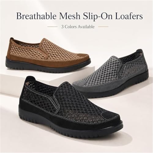 Mocassins à enfiler pour hommes chaussures de marche légères - 4
