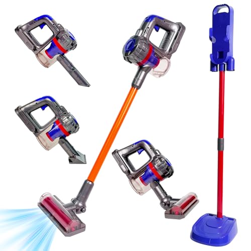 Yocool 3 in 1 Kids Vacuum that Really Works, Toddler Toy Vacuum Cleaning Set for Children Aged 3+, Fun Kids Working Toy Vacuum Cleaner Toddler Housekeeping Toy (Multi02)
