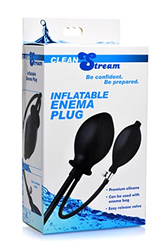 Cleanstream Inflatable Enema Plug, Reusable Latex Free Silicone Enema With Hand Bulb And Flared Base, Comfortable Colon Cleansing For Women And Men, Portable And Easy To Use Cleaner, 1 Plug #TOP6