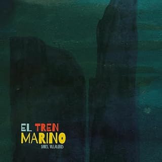 Diseño de la portada del título El tren marino