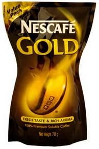 Nescafe Gold Premium Instant Coffee Doy Pack 70g.