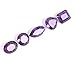 GEMHUB Top Ranked Violet Amethyst 70 Ct. Set of 5 Pcs Different Cuts Loose Gemstone Beads Stones