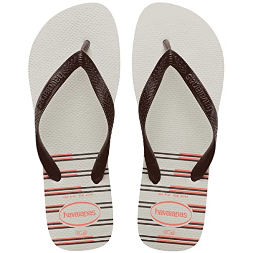 Sandalias Havaianas Top Basic Branco/Cafe 37/38