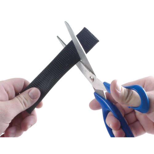 Techflex 1-1/4 Clean Cut Sleeving 25 ft. Black