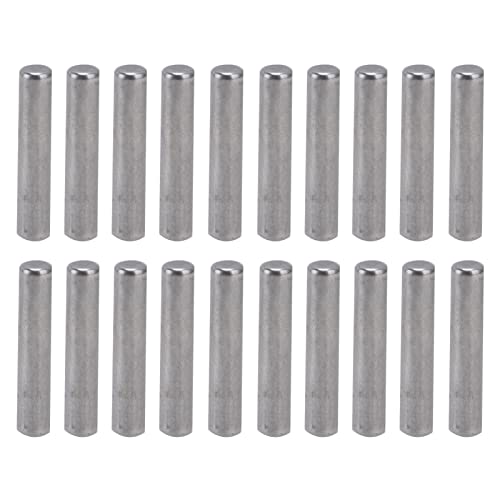 20 Pcs 6mm D Shaft Stainless Steel Rods High Precision Wear Drive Shaft for Robotics CNC Machines Engineering Equipment Durable Metal Components 30mm Length