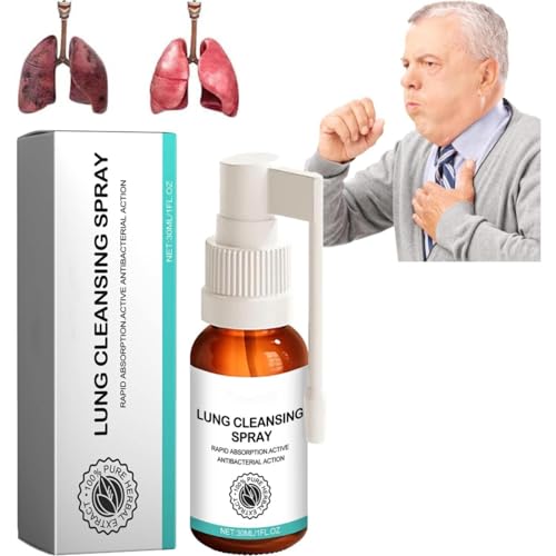 2026 New Naturva Lung Cleansing Spray - Natural Lung Cleanse Mist Nasal Inhalerlung Cleanse Powerful Lung Support & Cleanse Herbal Lung Cleansing Sprays for Women Men (1PC)