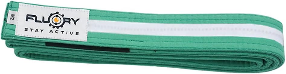 FLUORY BJJ Belt for Kids, Brazilian Jiu Jitsu Belts Made of 100% cotton