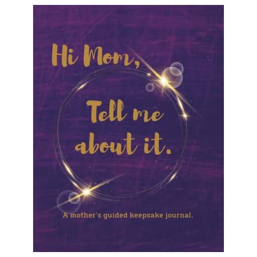 Hi mom, tell me about it.: A mother's guided journal to share her love and memories while also practicing gratitude.