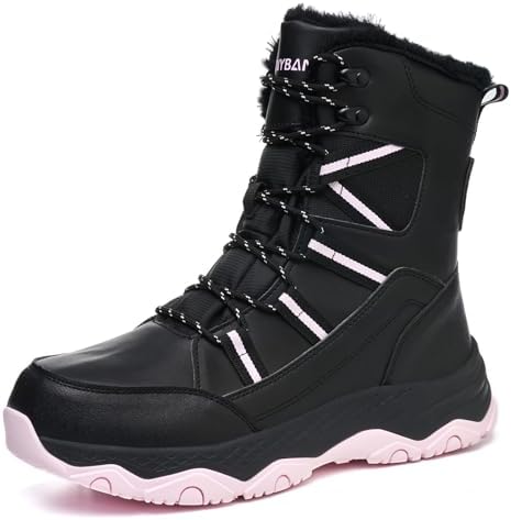 Women's Snow Boots Waterproof Anti slip Lightweight Warm Faux Fur...