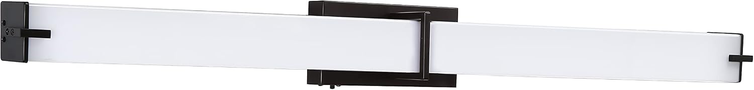 CLOUDY BAY 3 Color LED Bathroom Vanity Light, 48 inch 3000K/4000K/5000K Selectable,120V 40W 2400LM Dimmable Bath Bar Fixture,Oil Rubbed Bronze