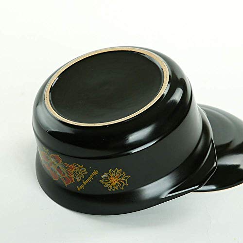Cazuela de cerámica para sopa de 1.8L olla de piedra para estofados domésticos 5