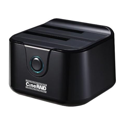 CineRAID CR-H232 (Dual Bay USB 3.0 SuperSpeed Hard Drive Duplicator/Dock) 10TB+ Capacity, Offline Clone, Windows/Mac/Linux Supported Cover