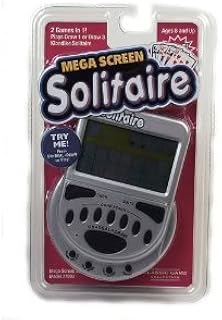 Toy / Game Mega Screen Solitaire (4.2 X 0.8 X 6 Inches ; 12 Ounces) With Large Screen For Easy Viewing