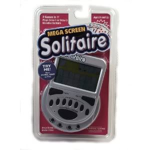 Toy / Game Mega Screen Solitaire (4.2 X 0.8 X 6 Inches ; 12 Ounces) With Large Screen For Easy Viewing