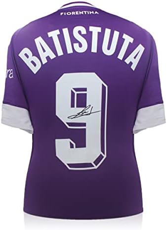 Gabriel Batistuta Signed Fiorentina Player Issue Football Shirt