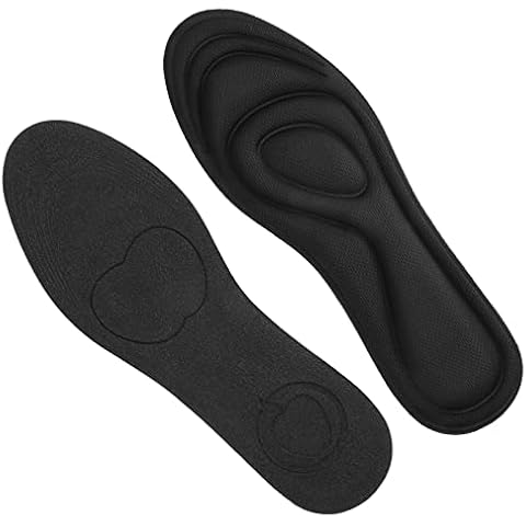WLLHYF 1 Pair Memory Foam Insoles for Women Replacement Inner Soles for Sneakers Slippers Boots Liners Comfort Cushioning Shoe Inserts Flat Shoe Pads Shock Absorption and Relieve Foot Pain(5.5-7UK) Cover