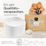 Pretty Paw Trinkbrunnen für Hunde mit 7L Wassertank - Super leiser Hunde Trinkbrunnen - BPA-freier Hundebrunnen mit Filter & LED - Leicht zu reinigender Dog Wasserspender