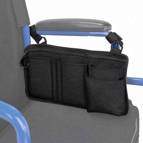 YUFENGLIHAI Wheelchair Side Bag for Karma Medical Leon F Versus, Walker Bag