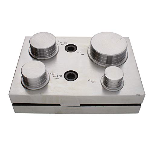 The Beadsmith Steel Circle Disc Cutter Set with 4 Punches and Die by The Beadsmith - Used condition - US$43.58