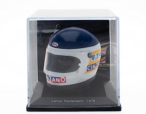 OPO 10 - Casco de Fórmula 1 Compatible con Ferrari F1: Carlos Reutemann 1978 - Escala 1/5 - CAS24 OPO 10 - Casco de Fórmula 1 Compatible con Ferrari F1: Carlos Reutemann 1978 - Escala 1/5 - CAS24