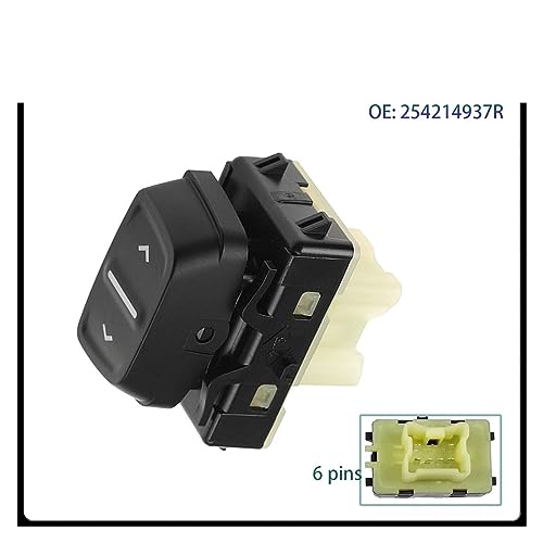 Bouton de commande régulateur lève-vitre électrique 254214937R Logan 2012-2017