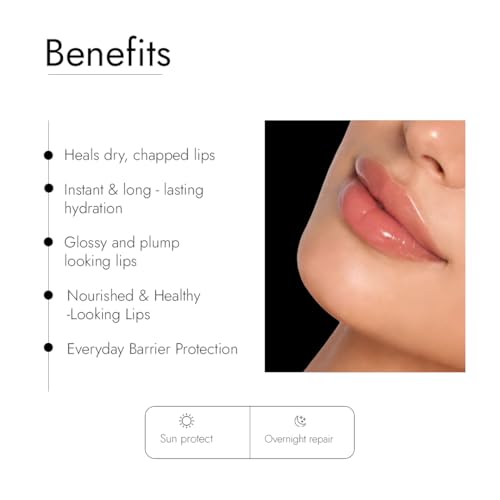 Image of Overnight Lip Repair Mask for Dark, Dry & Chapped Lips | Raspberry, Shea Butter & Jojoba Oil Lip Sleeping Mask for Deep Nourishment & Hydration | 10g