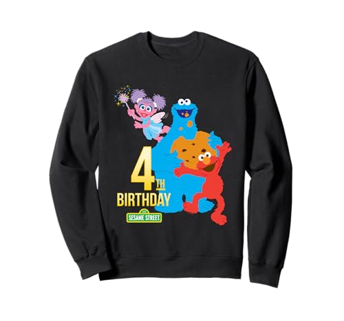 Sweat 4 ans Rue Sésame en coton premium bio pour anniversaire enfant doux