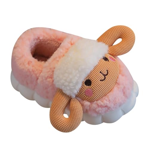 Kids Plush Sheep Slippers Girls Boys Cute Fuzzy House Shoes Warm Memory Foam Cozy Soft Bedroom Shoes for Boys Girls2