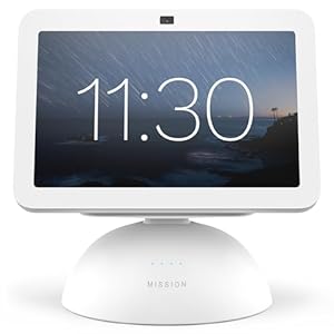 Echo Show 8 (3.ª generación, modelo de 2023), Blanco + Base de batería, Blanco
