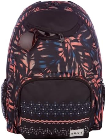 Roxy Women's Shadow Swell Backpack | Travel | Everyday Carry | Work | Gym | 21L | Recycled Polyester, Palm Leaf Colorblock - 4