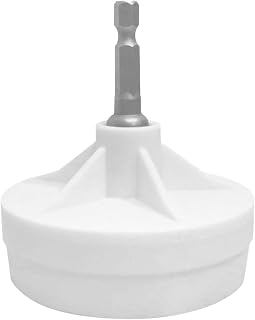 Sxhlseller Stickmaskinsadapter för Borrmaskin (White) | Snabb installation, kompatibel med 22, 40, 48 nålar, garn kompatibel med bomull, ull, babygarn
