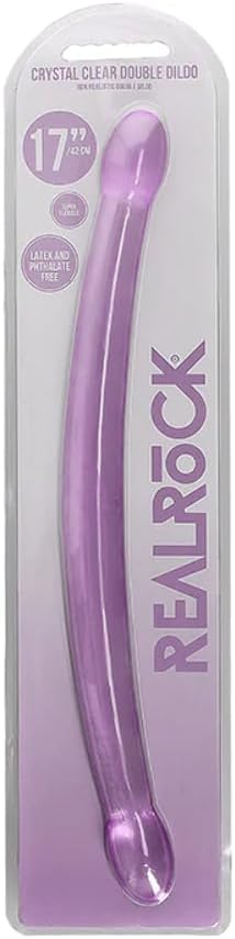 RealRock CC 17in Double Dildo Purple REA112PUR