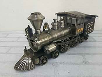 蒸気機関車デザイン メタルライター Amazon.co.jp: メーカー不明 1864 蒸気機関車 卓上ライター ガス