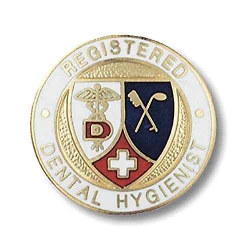 Image of Prestige Medical Emblem Pin, Dental Hygienist, Registered