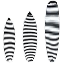 DORSAL Surfboard Sock Cover - UltraLight Protective Day Bag for your Surf Board Stretchy Polyester Sizes 60, 66, 70, 80, 86, 90
