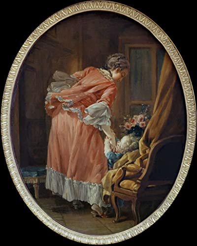Tableau François Boucher La porte de l'enfant gâté, impression d'art mural vintage haut de gamme