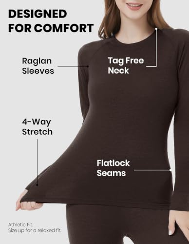 Image of Iguana Womens 100% Merino Wool Base Layer Set Active Thermals
