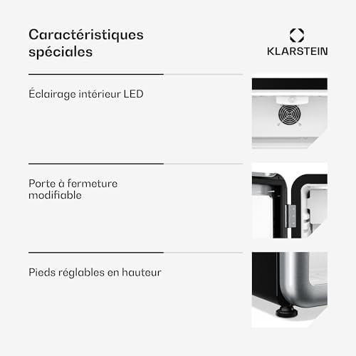 Audrey Evo Réfrigérateur À Boissons 64 X 47 5 Cm Éclairage Intérieur Led 42 Db - vue 7