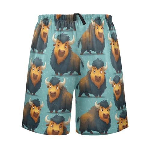 Pajama Shorts for Men,Comfortable Lounge PJ Pants Bottom,Summer Sleep Sleepwear with Drawstring and Pocket S-2XL