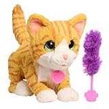 furReal Juguete Interactivo Bella The Biscuit-Making Kitty, de 25,4 cm, más de 30 Sonidos y reacciones, Animal de Peluche, Juguete para niños a Partir de 4 años de Just Play.