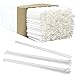 Avant Grub’s BPA-Free Big, Premium Straws 300 Pack. Paper-Wrapped, Clear, Thick, & Jumbo Sized (Big at 10.25 in Tall, .3 in Wide). Restaurant-Grade & USA-Made.