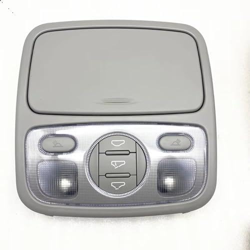 Car Reading Light Sunroof Switch for KIA Carens 2007-2012,Car Interior Overhead Console Dome Light Reading Lamp Sunroof Switch Parts.,A-Gray Rear(Normal/D-Beige Front)