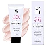 Elizabeth Mott Thank Me Later Face Primer - Mattifying Makeup Base Primer for Shine and Oil Control - Pore Minimizer, Smooths Wrinkles and Fine Lines – Long-Lasting Makeup Gripping Formula, 30g