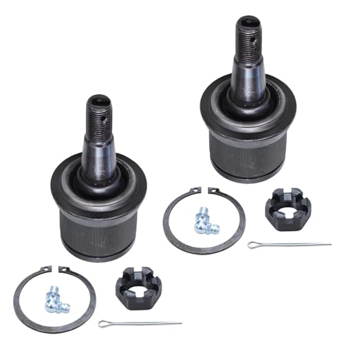 Image of Detroit Axle - 4x4 Front Upper Control Arms Kit for 2000-2004 Dodge Dakota, 2000-2003 Durango, 2 Upper Control Arms w /Ball Joints, 2 Lower Ball Joints, 2 Outer Tie Rods, 2001 2002 Replacement