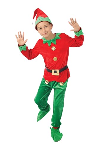 P'tit Clown re65652 -Déguisement Enfant Lutin, 116 cm 4/6 Ans