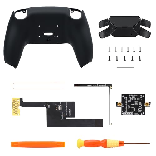 TOMSIN Back Paddles Kit for PS5 Controller BDM 030&BDM 040&BDM 050, 4 Programmable Remap Back Button Parts for PS5 Controller (only for Model BDM 030&040&050)-Black by TOMSIN - Image 3