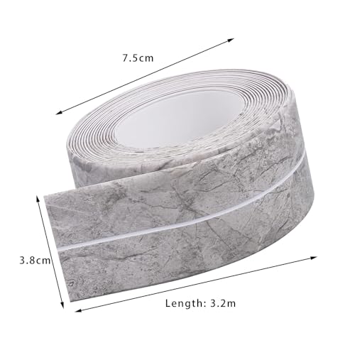 PXRLMYF Dichtungsband Selbstklebend 38mm X 3,2m Bad Wasserdicht SchimmelbestäNdiges Klebeband Wasserdichtes Dichtungsband für Küche, Spüle, Bad, Toilette