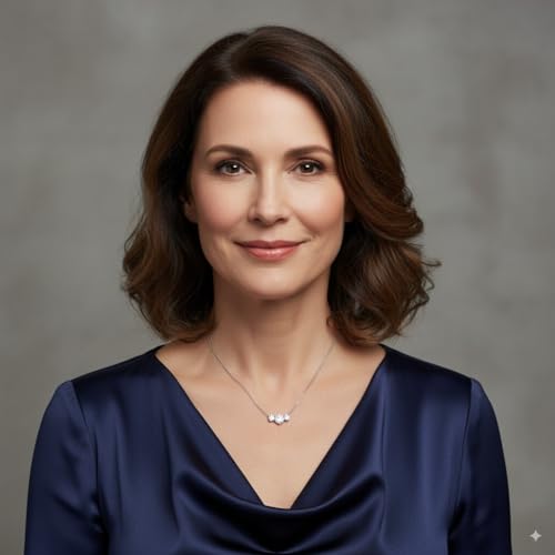 Moissanite Necklace for Women Three-Stone I Love You Jewelry Pendant Sterling Silver Lab Created Gem for Her Gift for Wedding Anniversary Birthday to My Wife Daughter Girlfriend Mom2