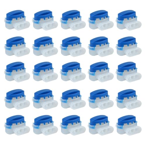 25 Pz Connettori Elettrici Impermeabili, Morsetti per Cavi Elettrici, Connettori