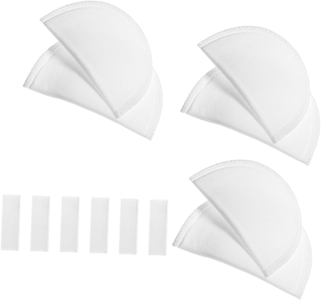 NUOBESTY 15pairs Sewing Sponge Shoulder Pad Replacement Shoulder Pads for Women Comfortable